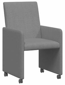 VidaXL Étkező Székek 2 pcs Sötétszürke 57 x 66 x 94 cm Bársony anyag