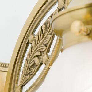 BUDAPEST szecessziós fali lámpa, egyes, bronz