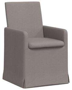 VidaXL Étkező Székek 2 pcs Tópszínű 57 x 67 x 95 cm szövet