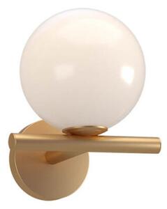 BOLA modern fali lámpa, egyes, bronz-opál