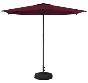 VidaXL Kerti napernyő alappal 270 x 270 cm Poliészter Négyszögletes