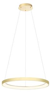 ICONIC minimál LED függőlámpa, matt arany, 58 cm