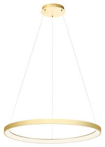 ICONIC minimál LED függőlámpa, matt arany, 78 cm, 3731lm
