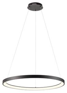 ICONIC minimál LED függőlámpa, fekete, 78 cm, 3731lm