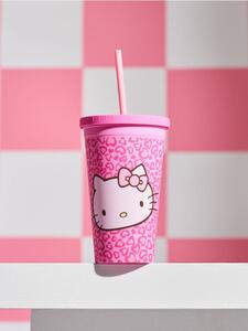 Sinsay - Többször használható pohár szívószállal Hello Kitty - többszínű