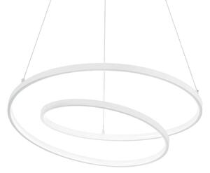 ÓZ modern LED csillár, matt fehér, 80 cm, DALI