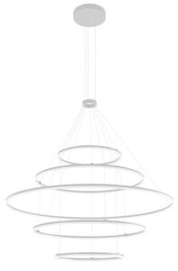 ORBIT LED csillár, 60+100+150+100+60cm, fehér, TRIAC