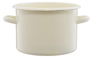 Emalia Olkusz zománcozott fazék 20 cm/4.5 l krém