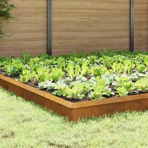 VidaXL Csiga kerítések 20 db 100 x 3,5 x 25 cm Időjárásálló acél