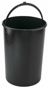 Elletipi műanyag kosár fogantyúval 12 L, fekete