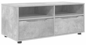 VidaXL TV szekrény fiókkal Beton Szürke 100 x 48 x 43 cm Faanyag