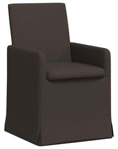 VidaXL Étkező Székek 2 pcs Sötétszürke 57 x 67 x 95 cm Vászon