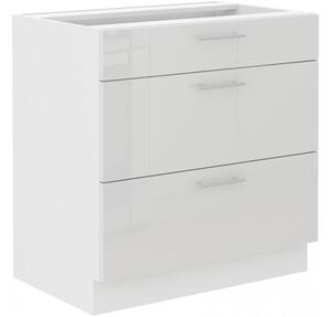 LAJLA alsó fiókos szekrény - szélesség 80 cm, fehér