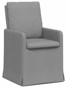 VidaXL Étkező Székek 2 pcs Sötétszürke 57 x 67 x 98 cm szövet