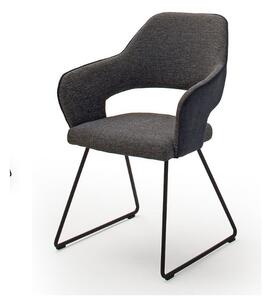 Newcastle szék, fekete, trapéz alakú lábakkal (matt fekete)