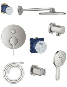 Grohe zuhanyrendszer süllyesztett egységgel együtt szuperacél GBAL2