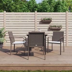 VidaXL Polyrattan Kerti Étkezőgarnitúra - 5 részes