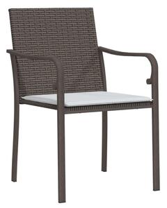 VidaXL - 7-részes Polyrattan Kerti Étkezőgarnitúra - 200x100cm Asztal