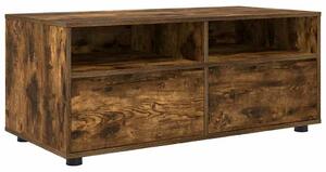 VidaXL TV szekrény fiókkal Füstölt tölgy 100 x 48 x 43 cm Faanyag