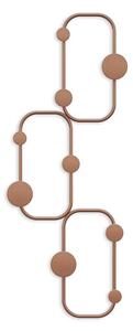 Fali fogas 70cm, fém, rézbarna - LABYRINTHE