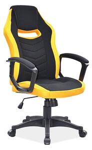 Camaro Sport Gamer Forgószék Szövet Fekete-Sárga TILT