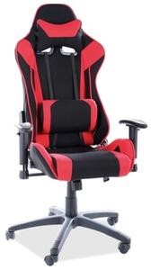 Viper Racing Gamer Forgószék Szövet Fekete-Piros TILT