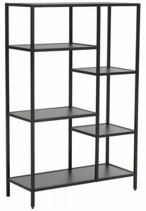 Costa B Modern Laminált Fekete Polcos Állvány