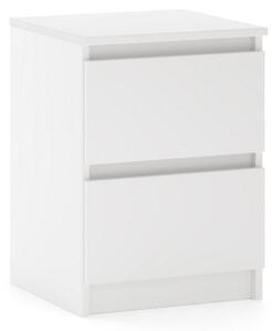 SIMPLE komód 40 cm, 2 fiókkal, fehér