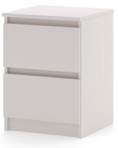 SIMPLE éjjeliszekrény 40 cm, 2 fiókos, kasmír