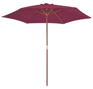 VidaXL Kültéri Napernyő - Bordó - 270 cm