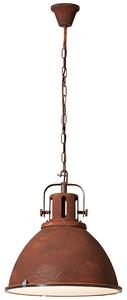 JESPER - Industrial stílusú függeszték lámpa 47 cm, rozsdás, E27 - Brilliant-23770/55