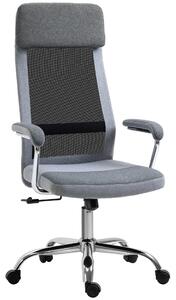 Vinsetto ergonomikus irodai szék, állítható magasságú, 65x60x119-129cm