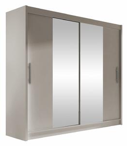 Gardróbszekrény Closico Pallor II, Laminált forgácslap, 215x180x58cm, Kasmír
