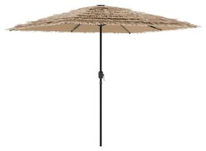 VidaXL Napernyő - Szalmatetős LED - 248cm
