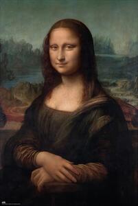 Plakát Leonardo Da Vinci - Mona Lisa, (61 x 91.5 cm)