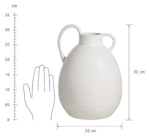 LENA váza, krémszín 32cm