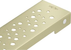 Mexen Flat M12 vonalelvezetés fedélzet 50 cm, arany kefe - 1A21050