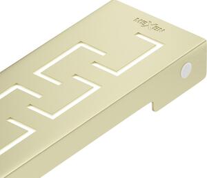 Mexen Flat M15 lineáris lefolyó takaró 50 cm, arany szálcsiszolt - 1A24050