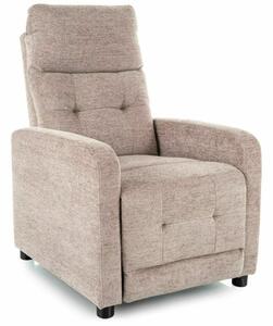 Otus Raven Manuális Dönthető Relax Fotel Sötét Bézs Színben