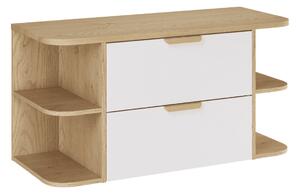Fürdőszobaszekrény felsőrésszel ASTER WHITE LRSM Á100cm | 100 cm
