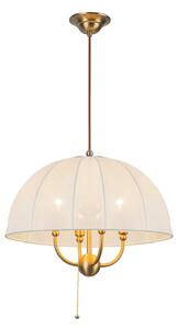 Függőlámpa Elstead, Crosby, dimmable, Bézs, Nappali, Fém, Vintage