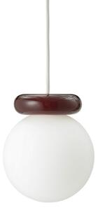 Függőlámpa Normann Copenhagen, Hinx, dimmable, Piros, Konyha, Üveg, Dizájn