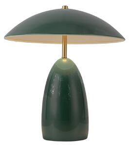 Asztali lámpa Elstead, Poppy, dimmable, Zöld, Nappali, Alumínium, Vintage