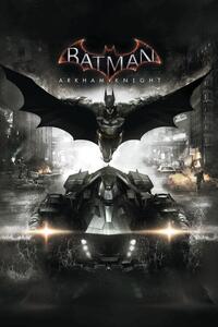 Művészi plakát Batman Arkham Knight - Batmobile