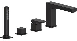 Mexen Cube kádtöltő csaptelep, fekete - 72932-70