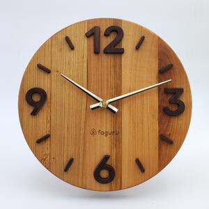 Elegáns fa falióra (Quartz - sweep) CDD-101