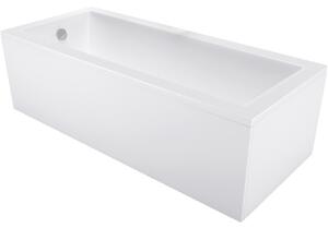 Mexen Cubik Téglalap alakú 120 x 70 cm-es kád borítással, fehér - 55031207000X