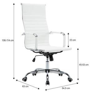 Irodai szék, fehér, AZURE 2 NEW
