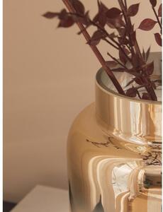 Uma kézzel fúvott aranyszínű üveg váza, magasság 20 cm - Westwing Collection