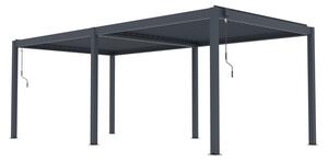 G21 Austin Premium 6x3 m bioklimatikus pergola, antracit alumínium